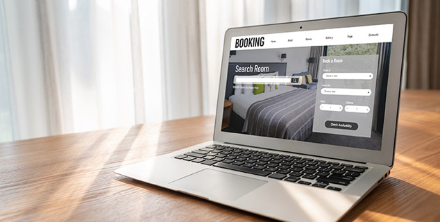 notebook con landing page